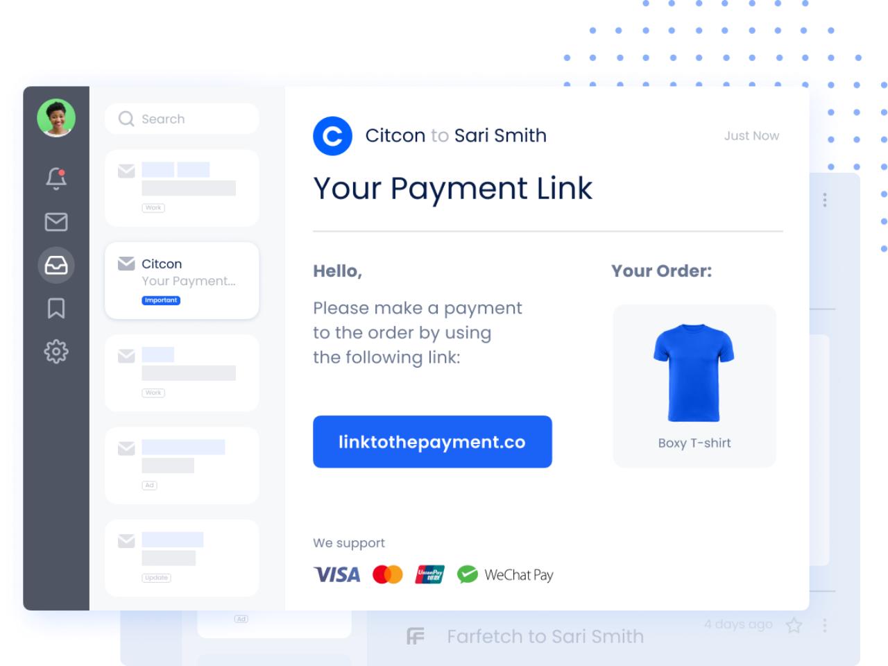 Payment link image